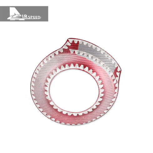 Carbon Fiber Steering Wheel Red Trim For Subaru Brz Toyota 86 2017-2024